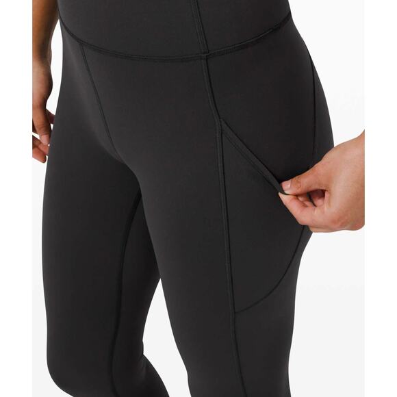 Lululemon Invigorate High-Rise Tight 28” Black Size 6 Leggings with Pockets VGUC - Picture 8 of 14